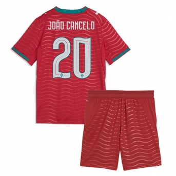 Billige Fotballdrakt Portugal Joao Cancelo #20 Replika Hjemmedraktsett Barn VM 2026 Kortermet (med bukser)